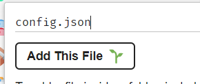 config.jsonの名前で保存